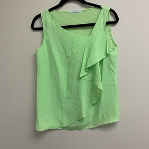 T Tahari ruffle top